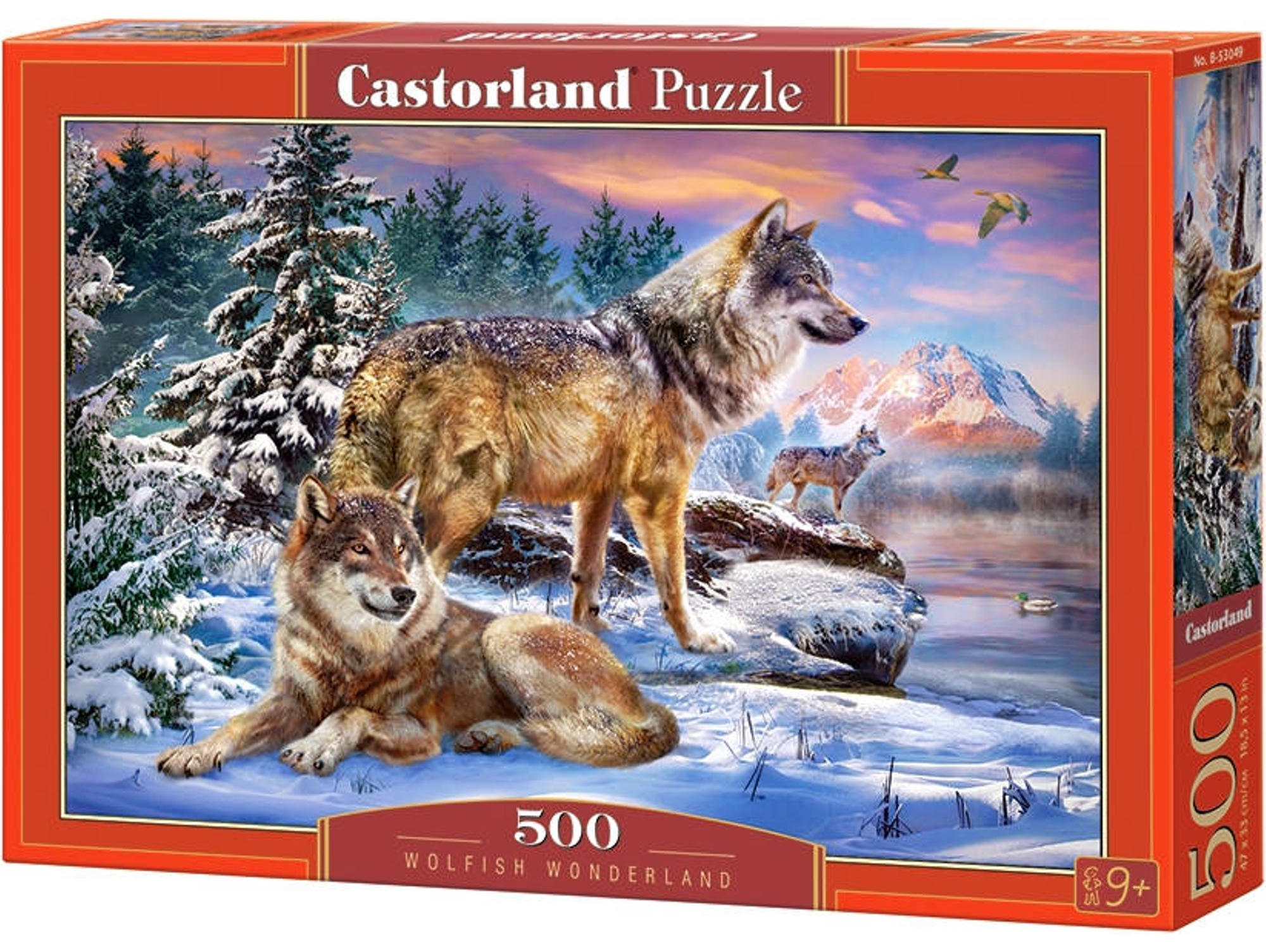 Puzzle CASTORLAND Wolfish Wonderland (500 Piezas)