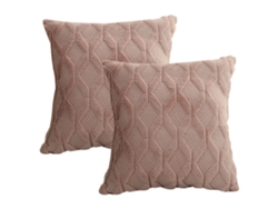 Juego De 2 Fundas De Almohada De Felpa Suave, 20 X 20 Pulgadas