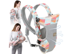 Mochila portabebés 4 en 1 Iulonee, cómoda, ergonómica, ajustable, portátil, convertible, delantera y trasera, para bebés y niños de hasta 20 kg, Co