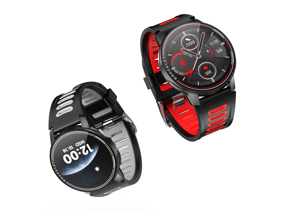 Reloj Deportivo Inteligente Con Monitor De Ritmo Cardíaco Y Presión Arterial Impermeable Bluetooth