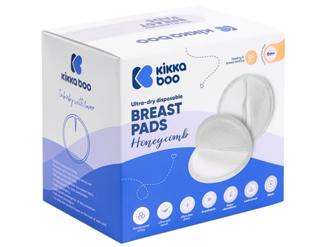 50 discos de lactancia en forma de panal. KIKKA BOO