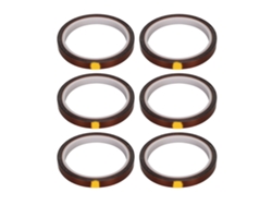 6 Unidades De Cinta Térmica De Poliamida Resistente Al Calor, Sin Residuos, Para Impresión Por Sublimación En Camisetas Y Tazas, 1 Cm