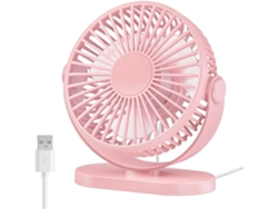 Ventilador 3 V Ajustable Portátil Silencioso Portátil