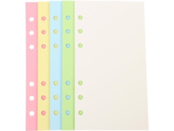 Carpeta con 100 hojas en blanco para agenda, cuaderno, bloc de notas y recargas de teléfono móvil.