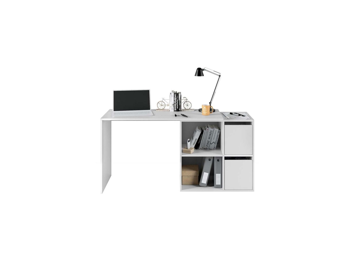 Mesa de escritorio multiposición Adapta Blanco Artik (Blanco Mate) 120 x 74 x 77 cm