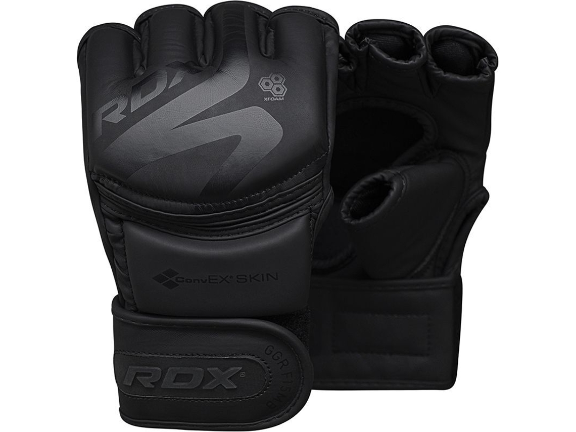 Guantes para MMA RDX (Unisex - Negro - M)