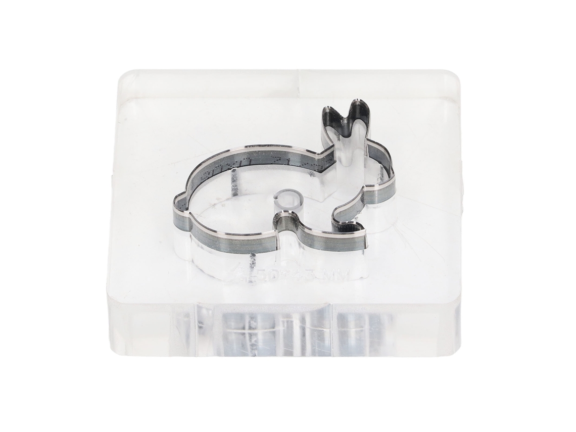 Herramienta Perforadora De Agujeros Huecos Rabbit Alloy Steel Para Acrílico, Cartón Y Cuero, 50 X 43 Mm