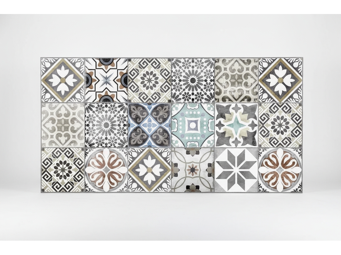 Losa de diseño atrevido / 100x50x2 cm / Mosaico
