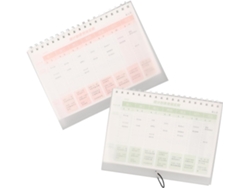 Agenda Semanal De 2 Piezas Con Calendario De Tareas Y Lista De Actividades Para Estudiantes