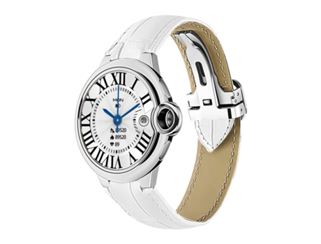 Smartwatch, pantalla grande de alta definición de 1,32 pulgadas, resistente al agua IP67, blanco CHRONUS
