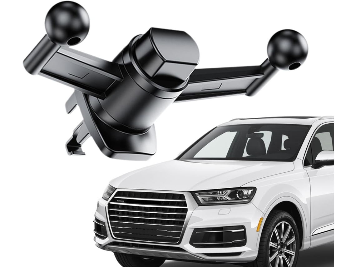 Soporte para teléfono de coche, soporte para teléfono con cabezal esférico doble, soporte para teléfono, soporte para rejilla de ventilación de coche, Jortmrd