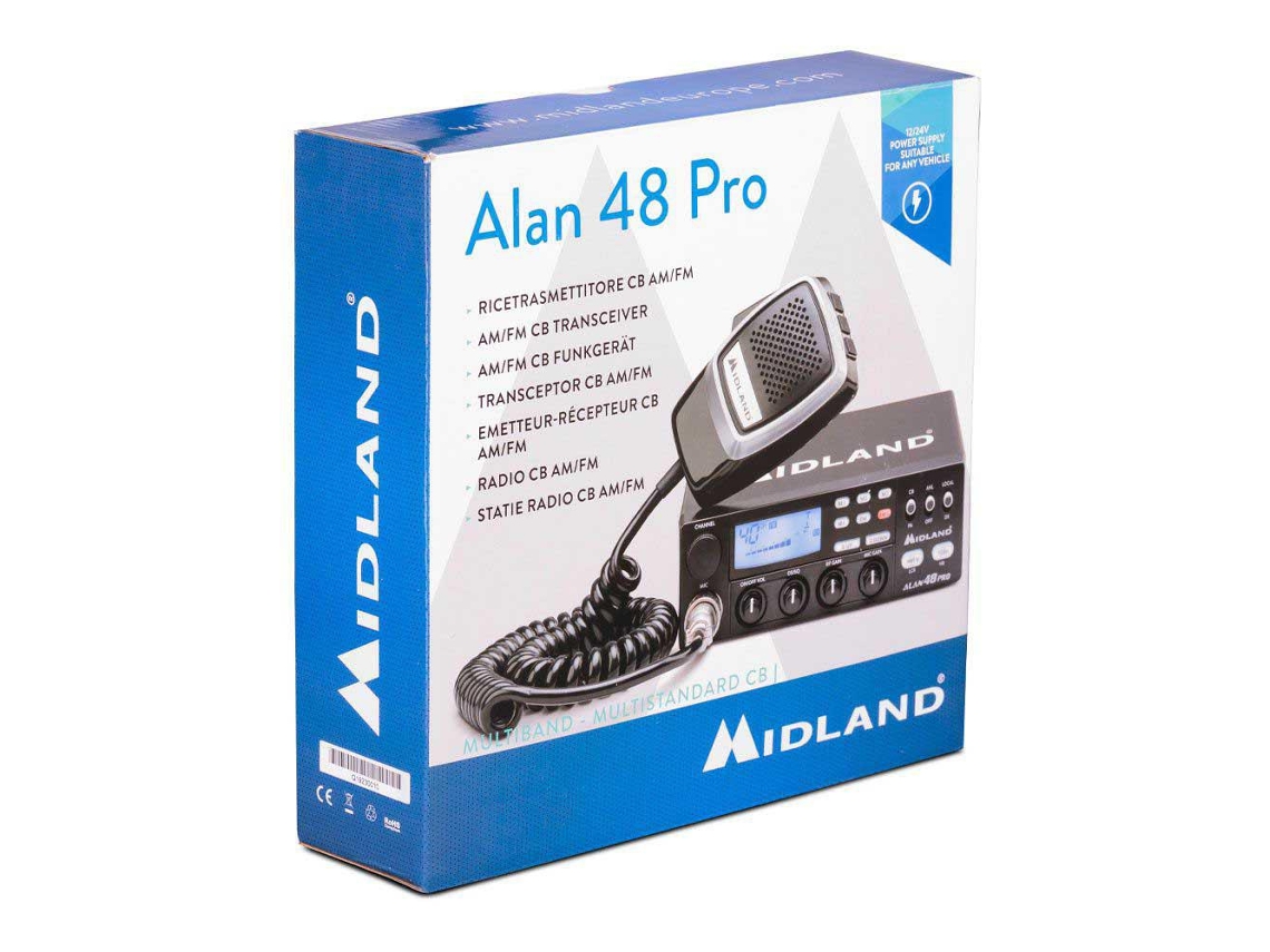 Estación de Radio Midland Cb Alan 48 Pro