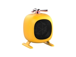 Calentador pequeño con forma de helicóptero amarillo CHRUI