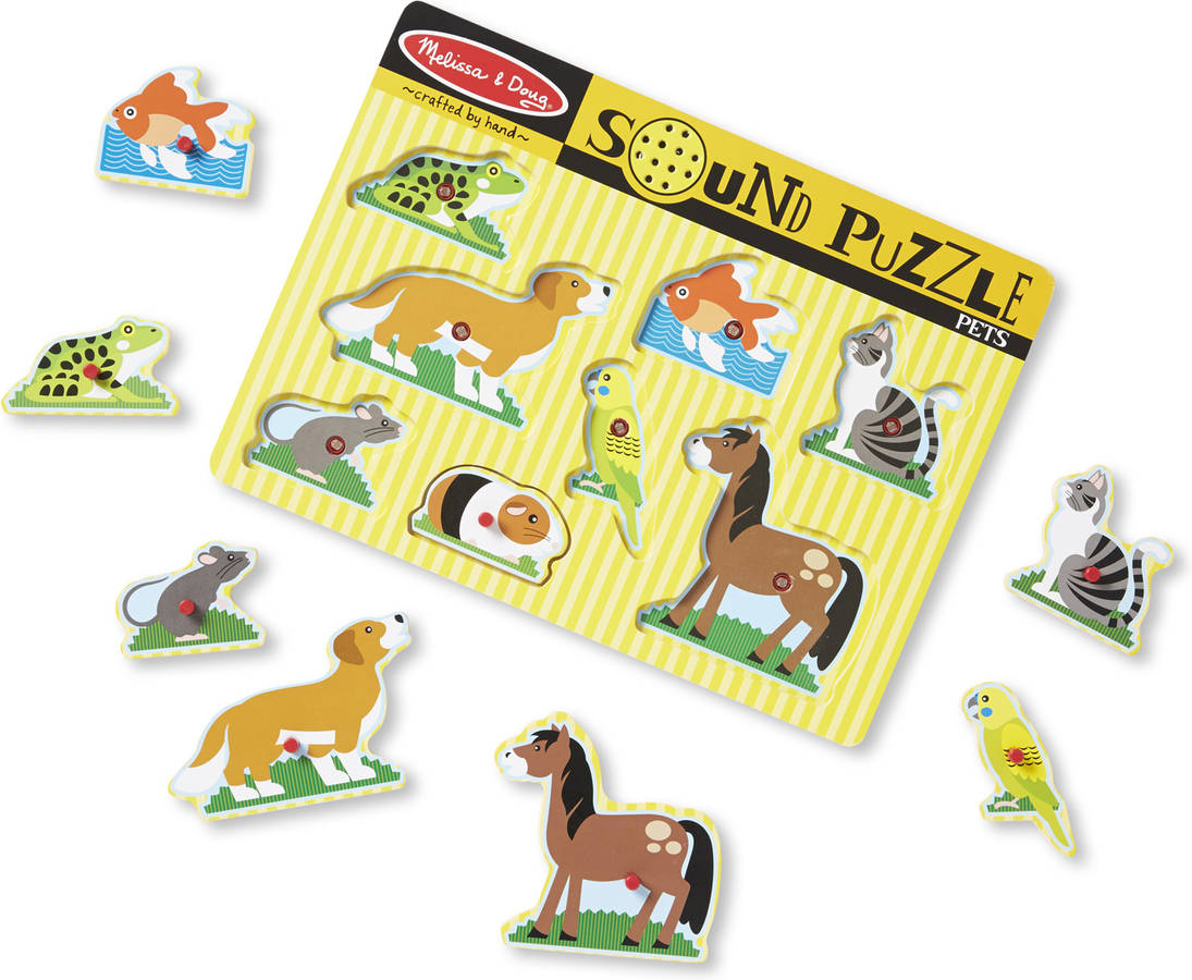 Rompecabezas MELISSA & DOUG Sonido - Mascotas