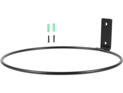 Soporte De Pared De Hierro Forjado Negro De 8 Pulgadas Para Macetas