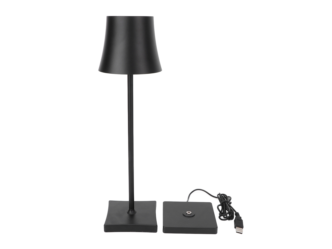 Lámpara De Escritorio Led Impermeable Y Duradera Con Control Táctil, Atenuación Continua Base Carga