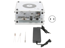 Bobina Tesla Musical Com Transmissão Sem Fio Arco Tocável Alto-falante Plasma Branco 100-240v Plug Us