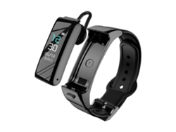 Pulsera inteligente B6 2 en 1 con auriculares Bluetooth, reloj deportivo y podómetro