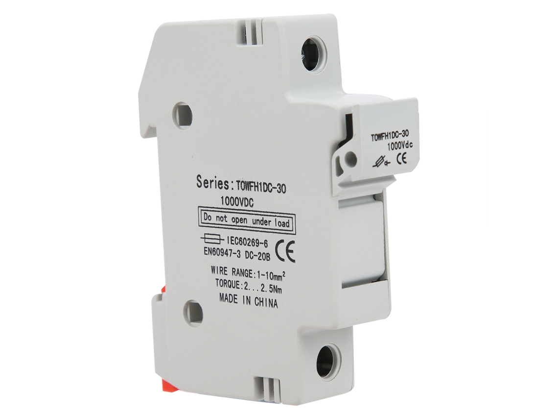 2026dz-porta Fusibles Base Montaje Din Rail Towfh1dc 1000vdc 1p30a Equipo De Distribución De Energía