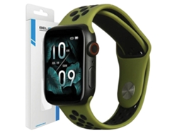 Correa de silicona Beline para Apple Watch Sport (42/44/45/49 mm, verde/negro)