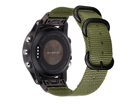 Correa de nailon ajustable 26mm para Garmin Fenix 7X/6X Pro/Tactix7 - pista