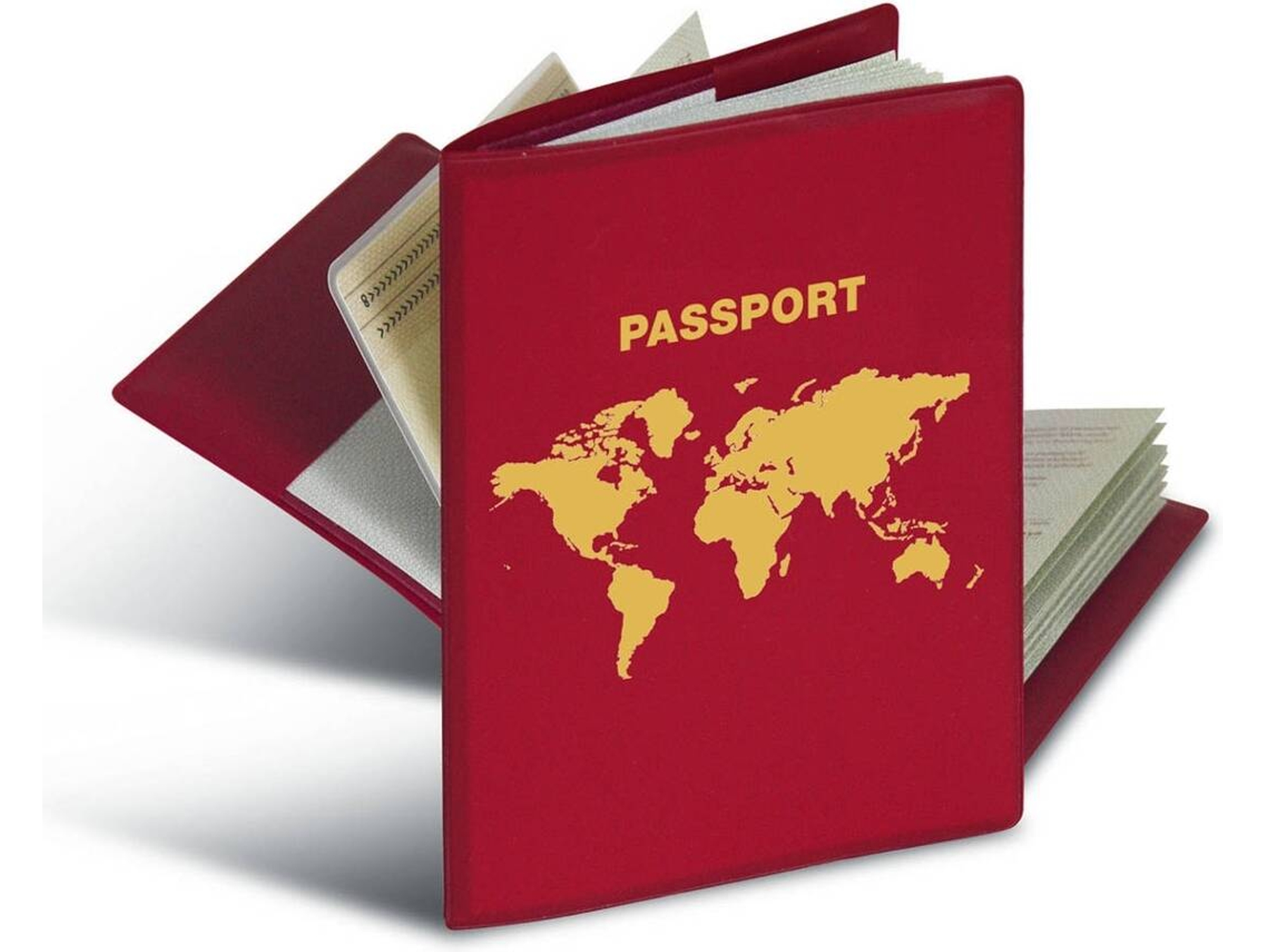 Carpeta para Pasaporte HERMA 5549 Rojo