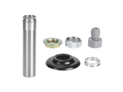 Tubo Roscado De Acero Inoxidable Con Conector Rápido Para Grifo De Barril De Cerveza.