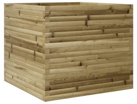 Jardinera VIDAXL Marrón Madera (80x80x68.5 cm)