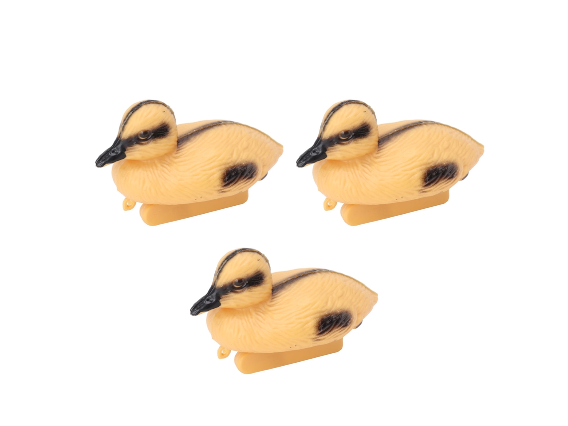 3 patitos flotantes amarillos para decoración de piscinas