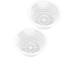 2 Cestas Para Skimmer De Piscina 8928, Filtros De Plástico, Coladores Multifuncionales