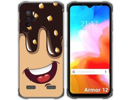 Carcasa Ulefone Armor 12 5G TUMUNDOSMARTPHONE Dibujos Helado Chocolate Multicolor
