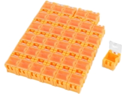 36 Piezas De Organizador De Clips Electrónicos De Plástico Amarillo (fc4cf97ed87439c4a9f9a1265b91...