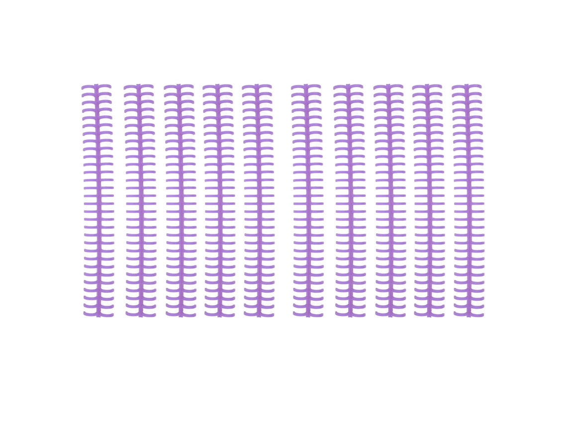 NEVEANCE 10 Unidades de Espirales Plásticas para Encuadernación 30 Agujeros Diámetro 1/2 pulgada