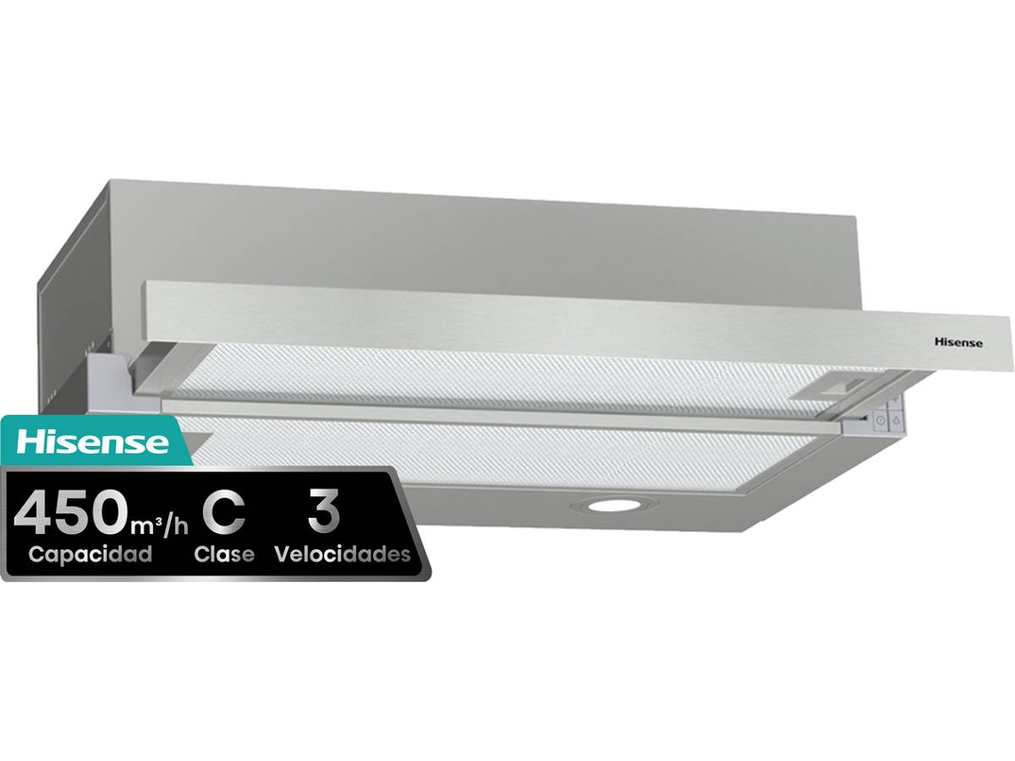 Campana HISENSE CH6TL4BX (450 m3/h - 60 cm - Inox)
