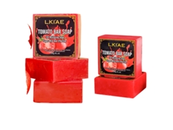Jabón de Tomate, 10 veces más iluminador, para todo tipo de piel. Compra 3 y llévate 2 gratis.