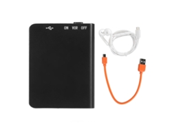Grabadora De Voz Hd Con Reducción De Ruido, Activación Por Voz Y Reproductor De Mp3 De 8 Gb.