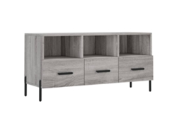 Maison Exclusive - Mueble De Tv Madera De Ingeniería Gris Sonoma 102x36x50 Cm