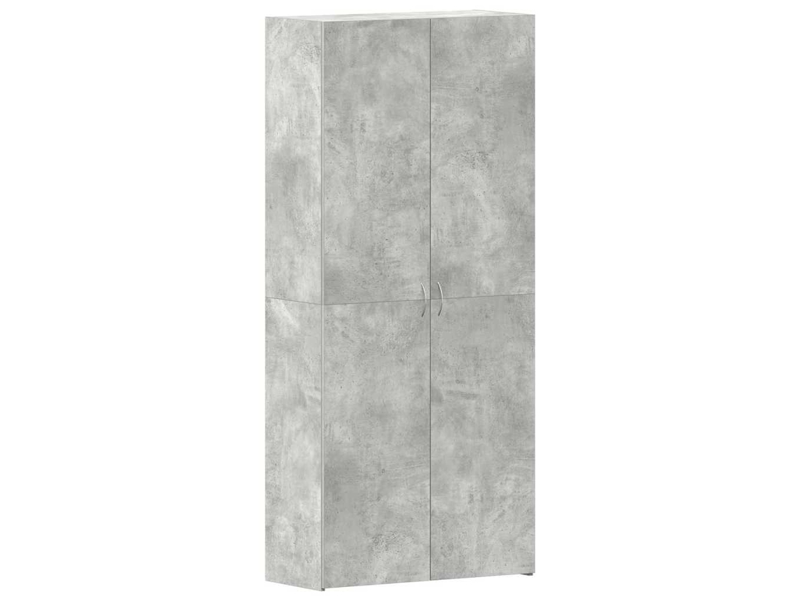 Zapatero | Armario Para Zapatos Con Estante Gris 80 X 35.5 X 180 Cm