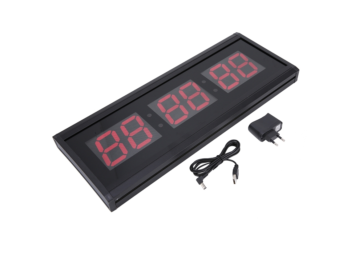 MEOIRUERY Reloj de Pared Mesa Digital LED Electrónico para Hogar Dormitorio Oficina Enchufe UE 110-240V