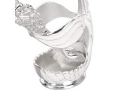 Juego De Cucharas Con Forma De Cisne Y Base De Aluminio Plateado, Ideales Para Café, Fruta Y Postres.