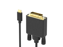 Cable Convertidor Usb-c A Dvi, Adaptador De Pantalla Usb-c A Dvi De 1,8 M (6 Pies) Con Resolución 1080p Y Velocidad De Datos De 10 Gbps.