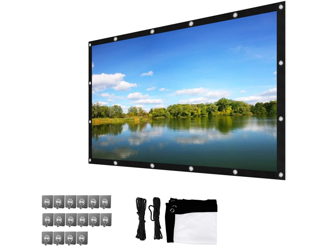 Pantalla De Proyección De 60 A 200 Pulgadas, Pantalla Plegable Para Proyector 4k Hd 16:9/4:3, Pantalla