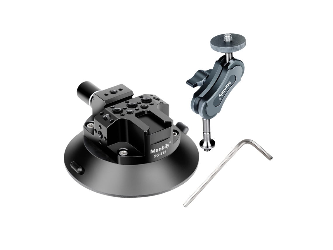Soporte universal con ventosa para cámara, teléfono, iPhone y GoPro, ideal para el coche.