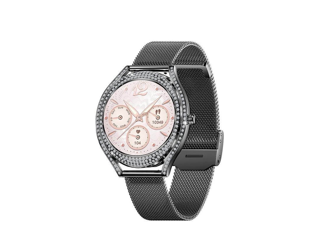 Reloj inteligente para mujer, con pantalla táctil AMOLED de 128" y llamadas para teléfonos Android e iOS, reloj inteligente para mujer Yizhood