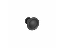 Pomo Para Mueble 25mm En Zamac Barnizado Negro Mate Lote De 6