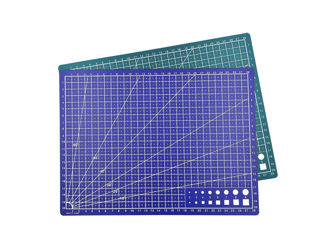 Tapete De Corte A4 De Una Sola Cara Con Líneas De Cuadrícula Para Scrapbooking Y Proyectos Artísticos.
