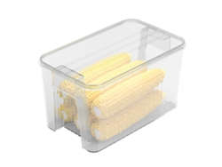 Caja De Almacenamiento Para Refrigerador, Ahorra Espacio, Contenedores Para Almacenar Alimentos, Verduras Y Frutas Con Tapa Para Cocina, Transparente