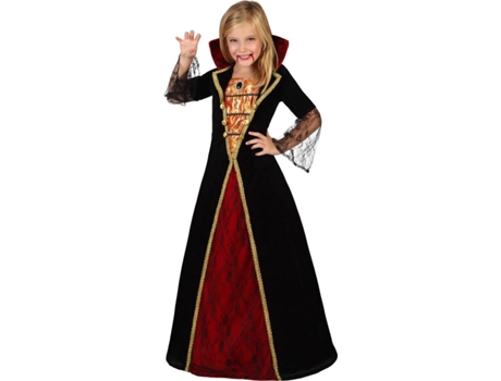 Disfraz de Niña DISFRAZZES Vampiresa Lujo (Talla: 7 a 9 años)
