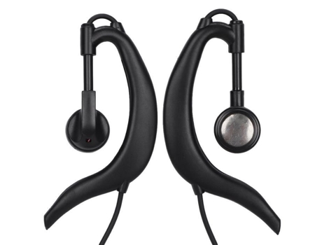 Auriculares con Micrófono HURRISE para Radio Bidireccional – Diseño de Clip Estable Sonido Nítido Calidad Duradera