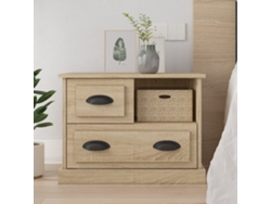 Mesita de Noche 60X39X45 Cm Color Roble Sonoma